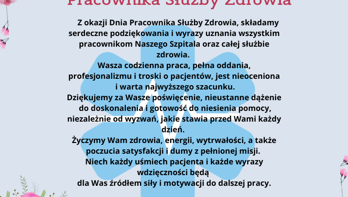 DZIEŃ PRACOWNIKA SŁUŻBY ZDROWIA