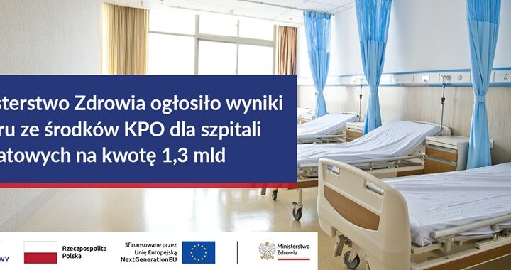 Wyniki naboru ze środków KPO dla szpitali powiatowych